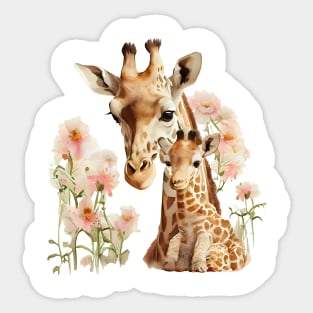 Cute giraffe Sticker